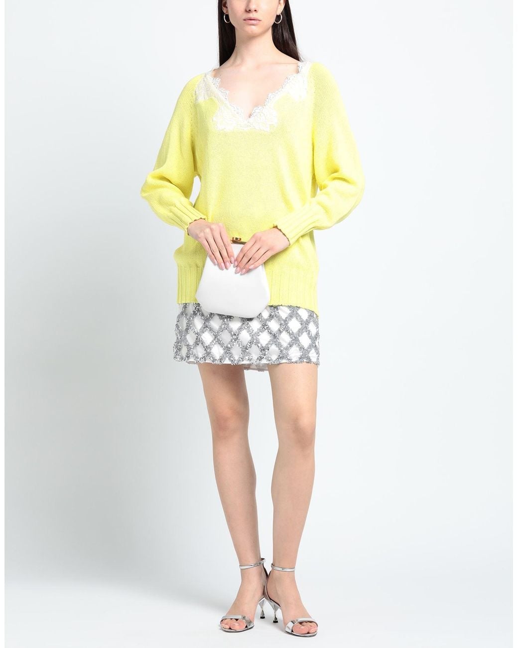 Pink Memories Yellow Sweater