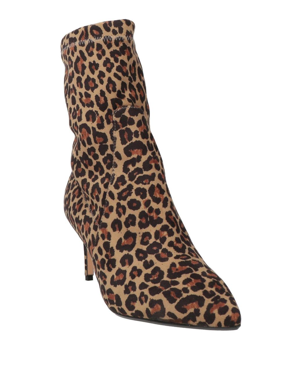 Anna F. Brown Ankle Boots Synthetic Material