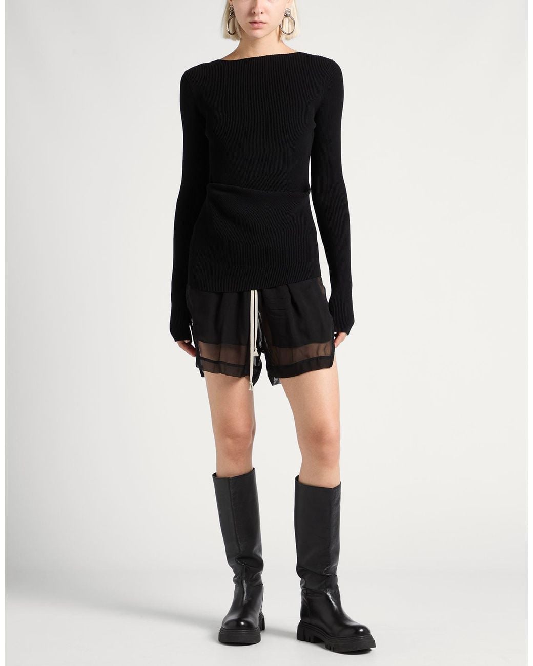 Pullover Rick Owens de color Black