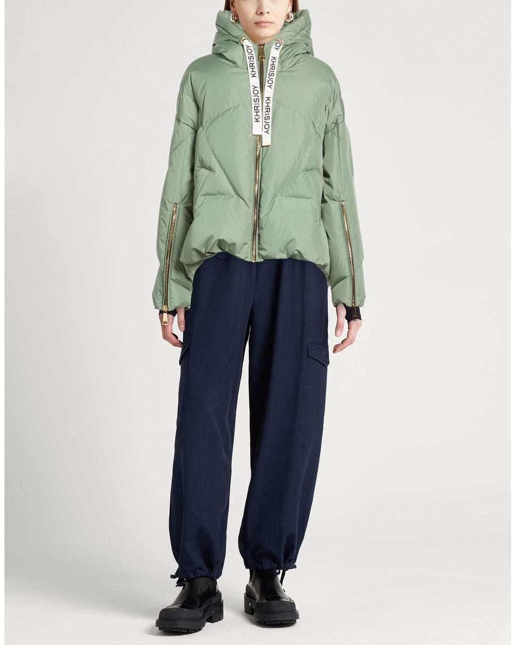 Khrisjoy Green Puffer Polyester