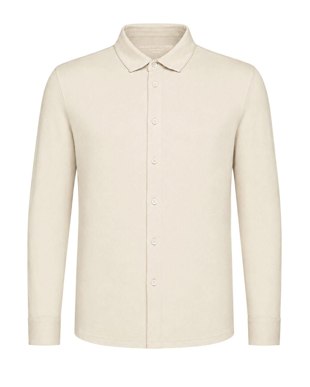 Majestic Filatures White Light Shirt Cotton, Cashmere for men
