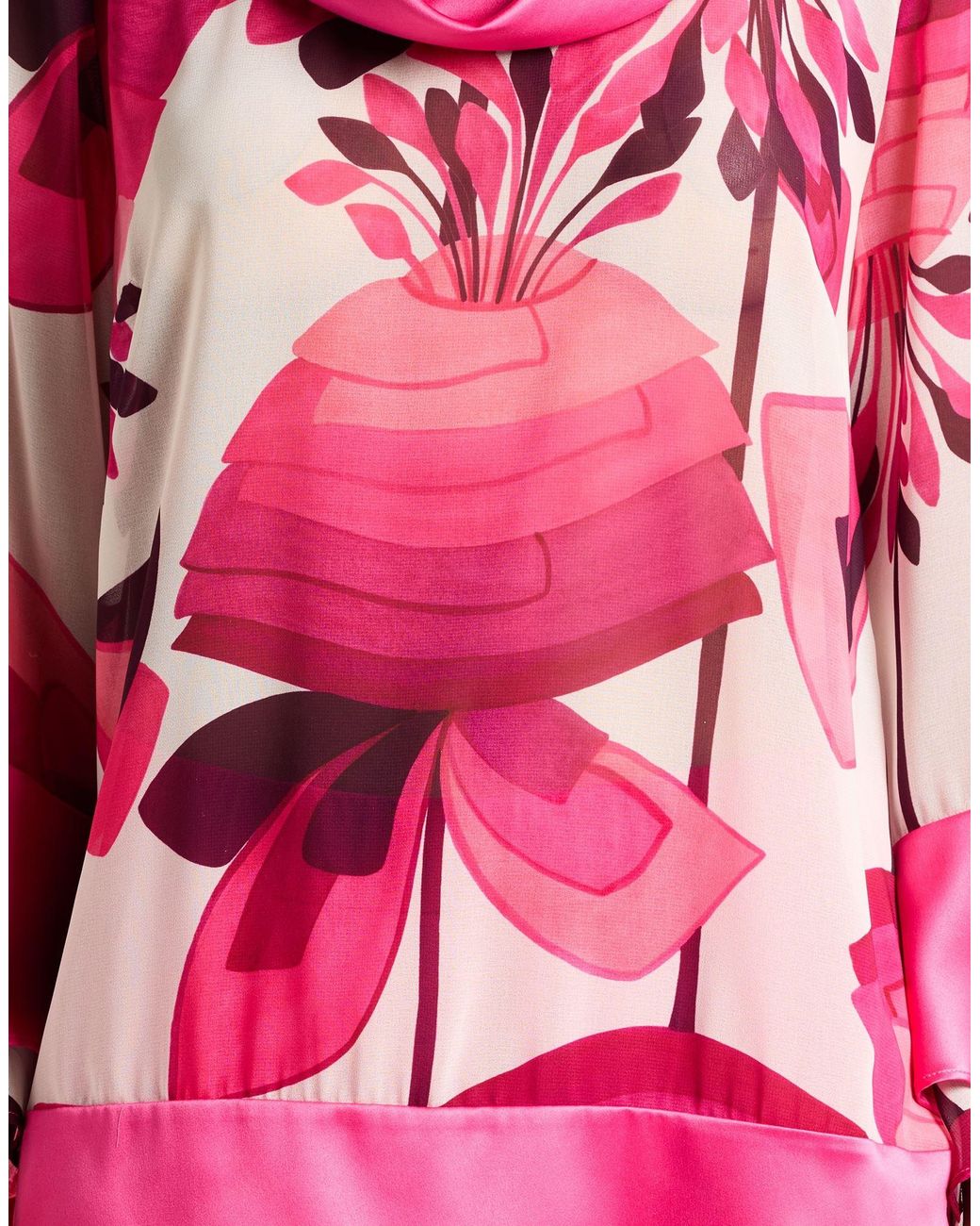 Camilla Pink Fuchsia Co-Ord Polyester, Elastane