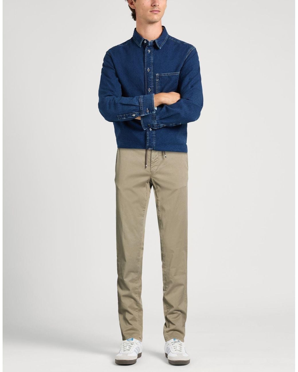 Mason's Natural Pants Cotton, Lyocell, Elastane for men
