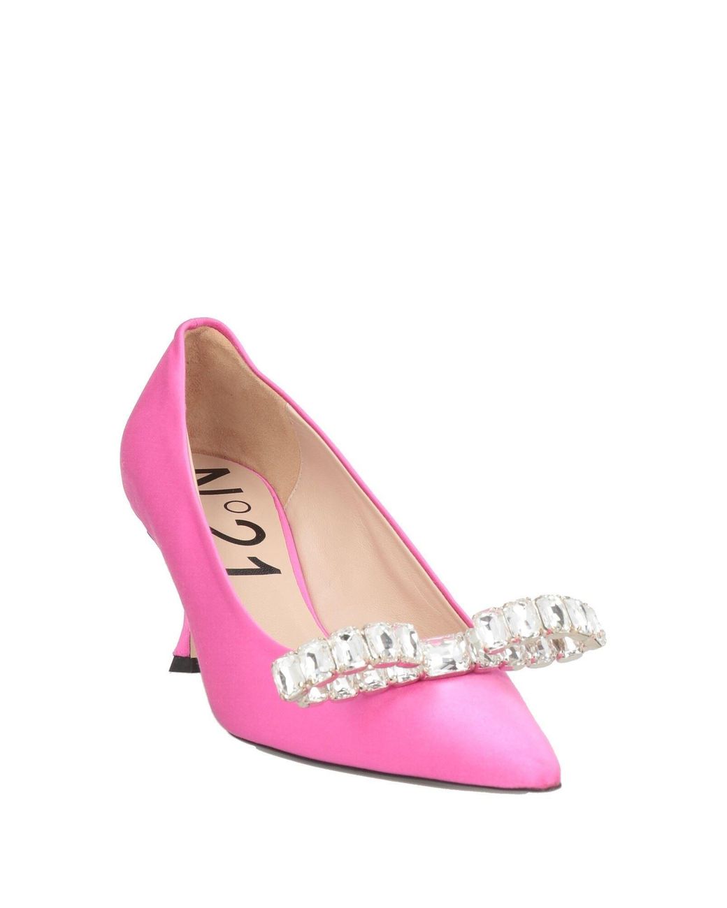 N°21 Pink Fuchsia Pumps Textile Fibers