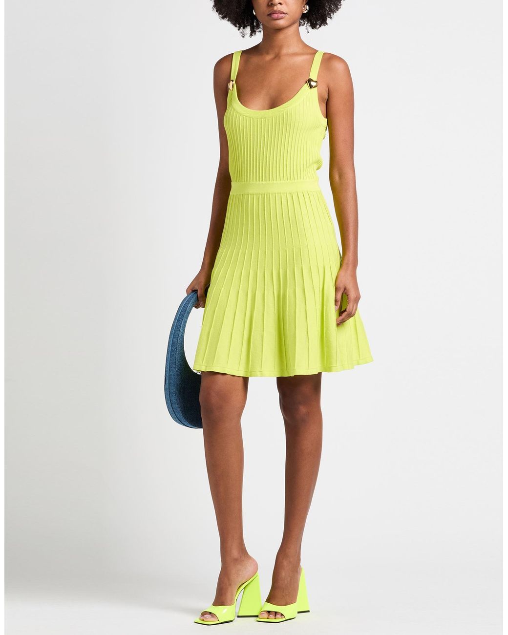 Moschino Yellow Mini Dresses