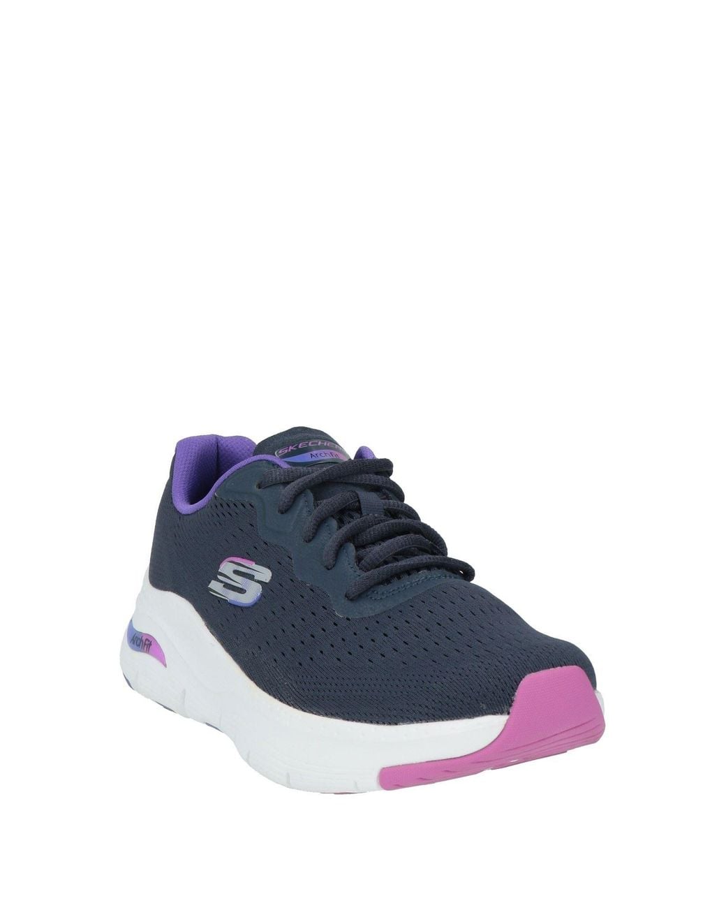 Skechers Blue Sneakers Textile Fibers