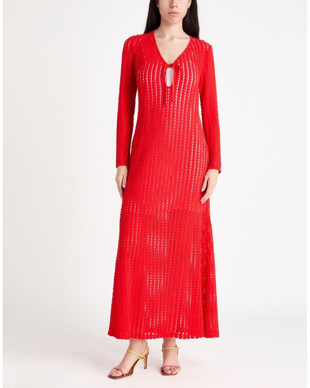 Jonathan Simkhai Red Maxi Dress