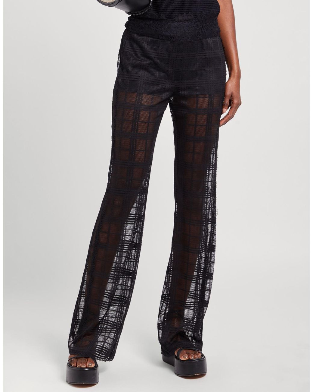 Alberta Ferretti Black Pants Polyester
