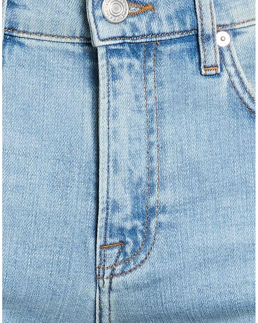 FRAME Blue Jeans Cotton, Polyester, Elastane for men