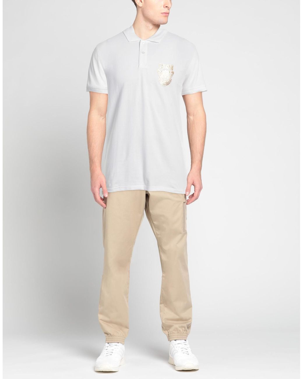Roberto Cavalli White Polo Shirt for men