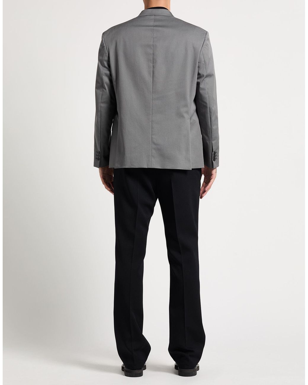 Neil Barrett Gray Blazer Cotton, Nylon, Elastane for men