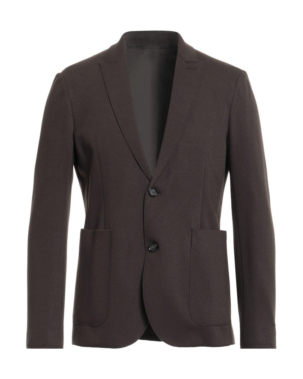 Paolo Pecora Black Blazer Viscose, Wool, Polyamide, Elastane for men