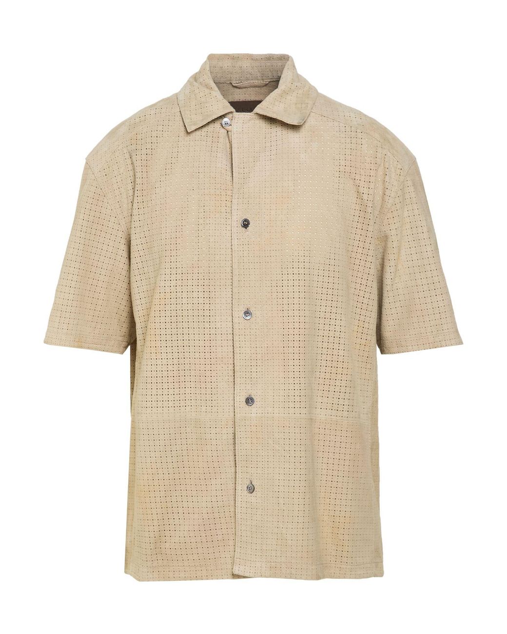 AllSaints Natural Shirt Goat Skin for men