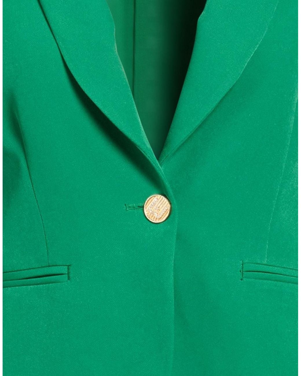 Liu Jo Green Blazer Polyester, Elastane