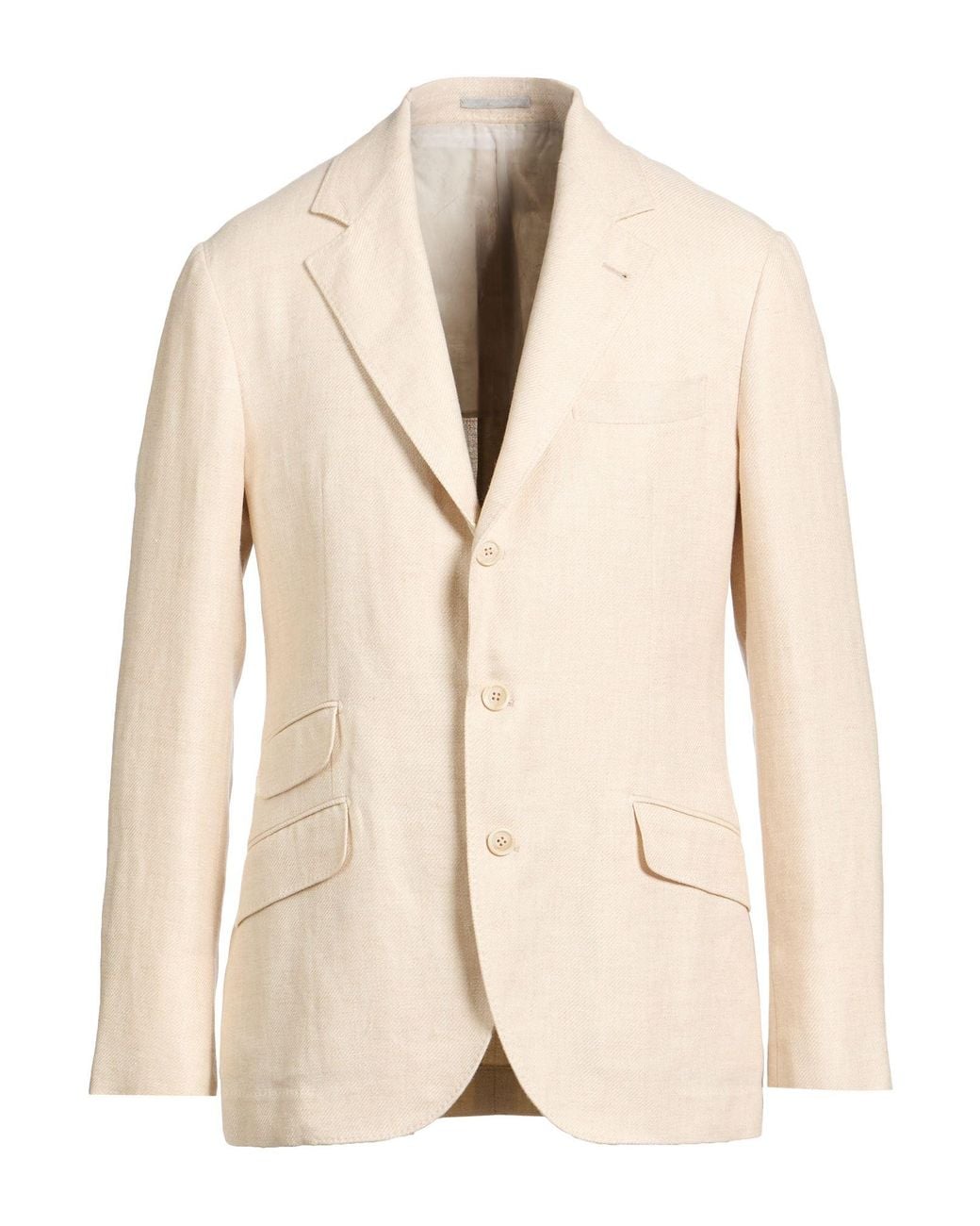 Brunello Cucinelli Natural Blazers for men