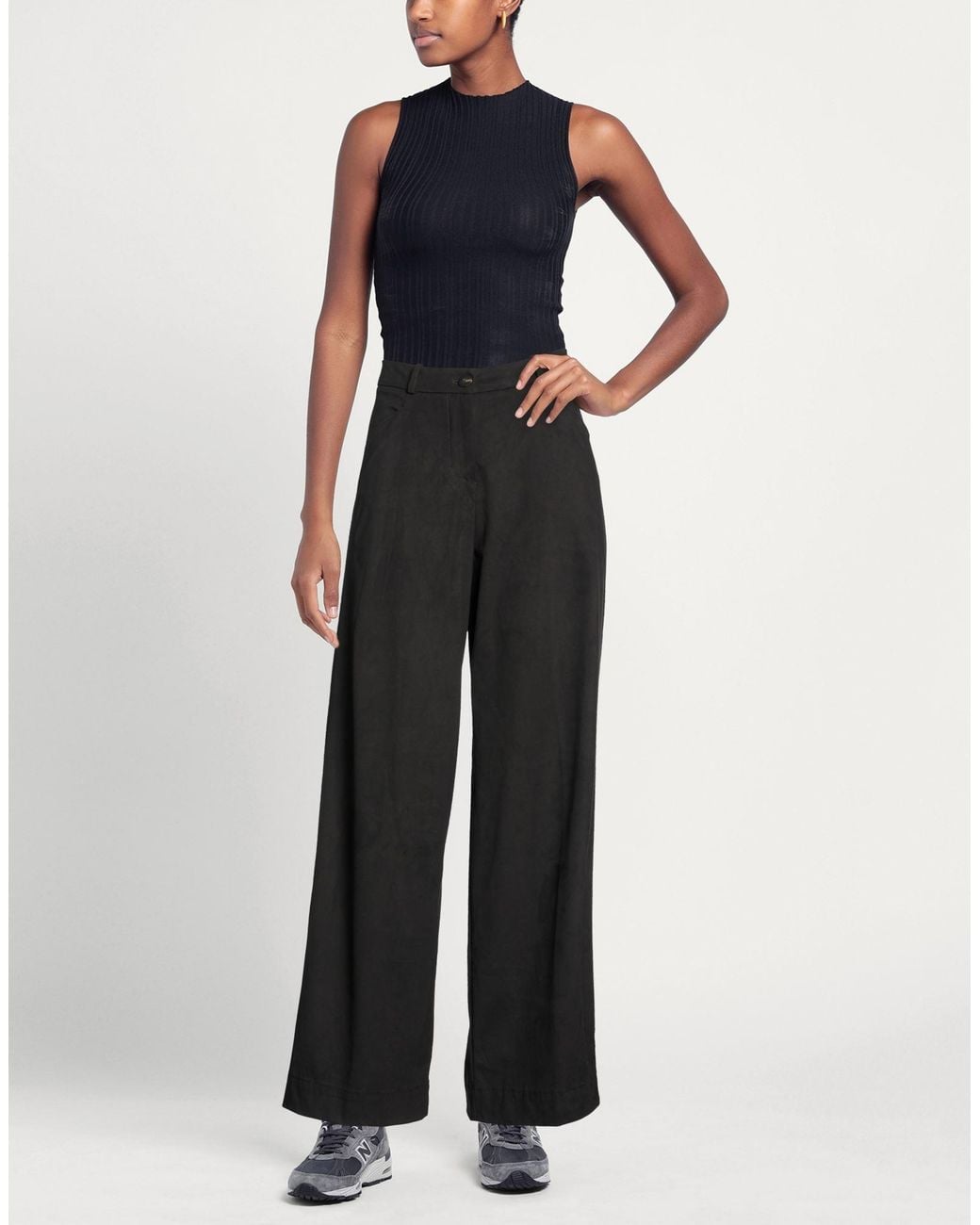 Rrd Black Pants Polyester, Elastane