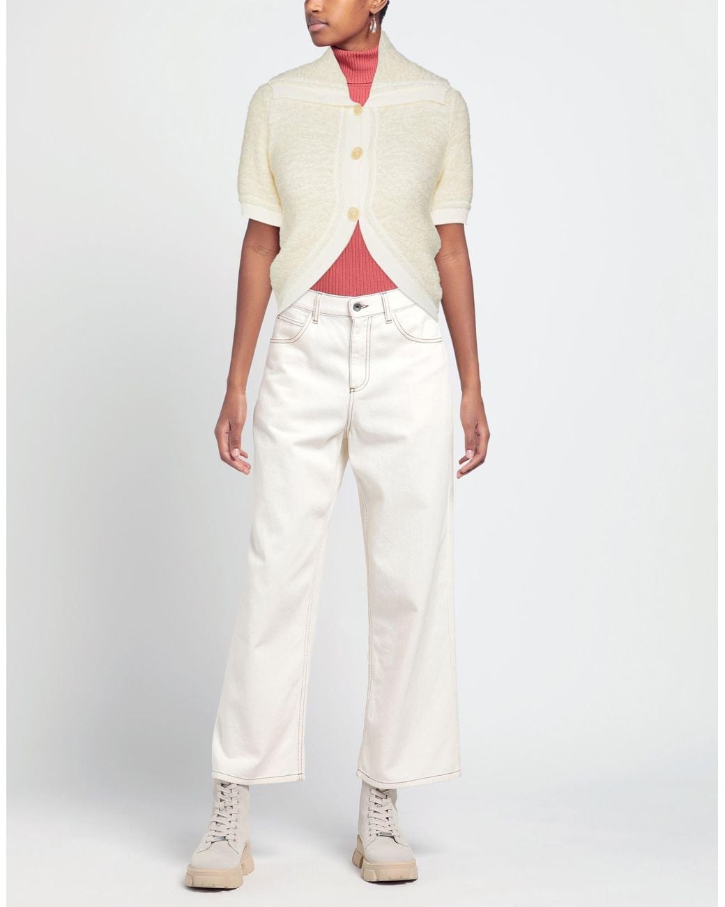 Jacquemus White Cardigan