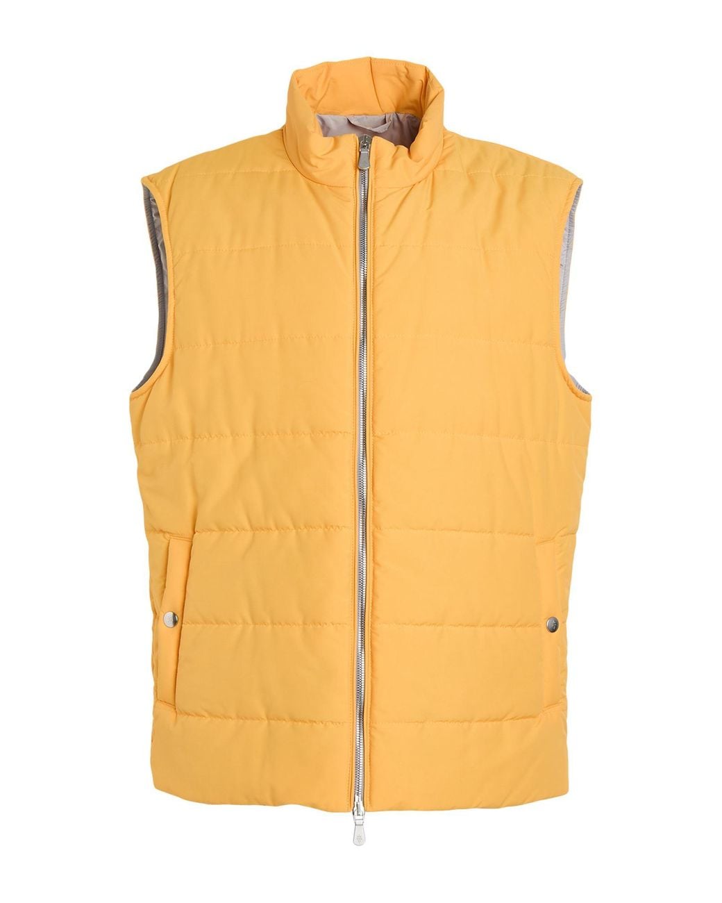 Eleventy Yellow Gilet for men