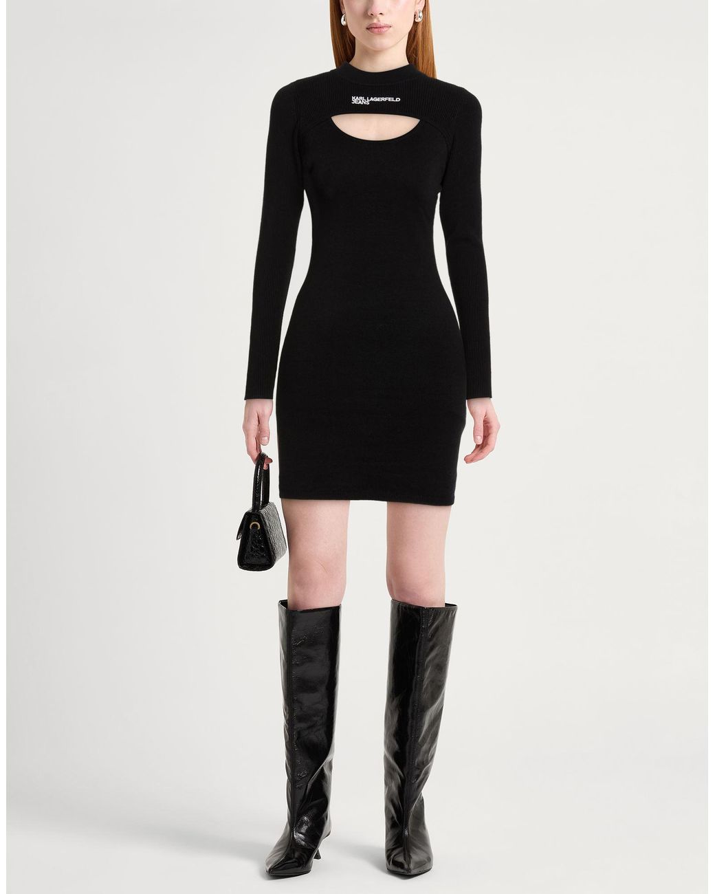Karl Lagerfeld Black Mini Dress