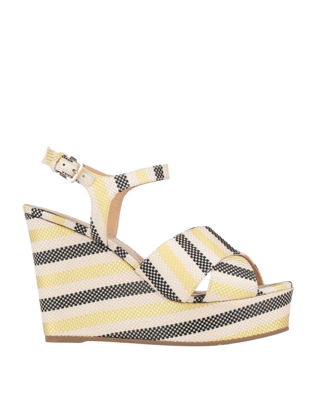 Sergio Rossi Natural Sandals Textile Fibers