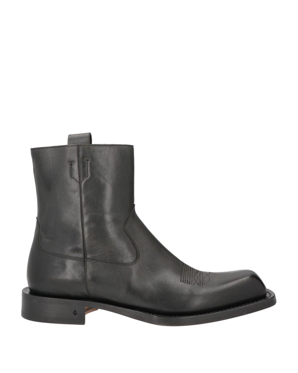 John Varvatos Black Ankle Boots for men