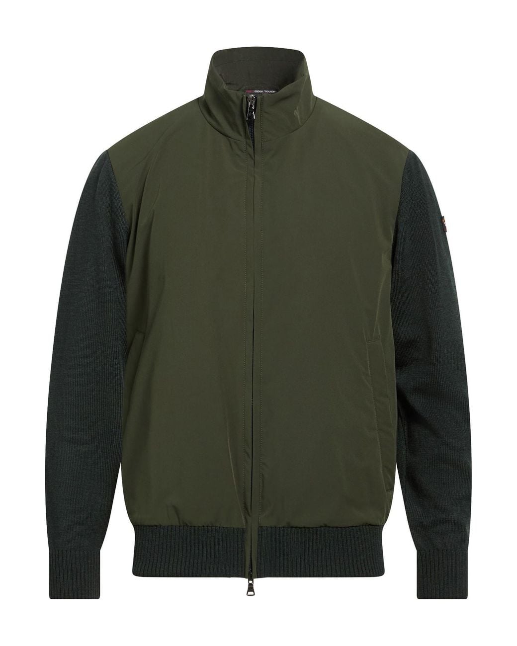 Paul & Shark Green Military Jacket Virgin Wool, Polyester, Elastane for men
