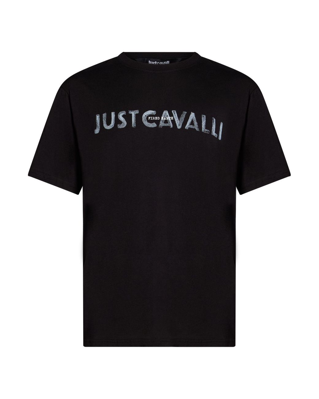 Just Cavalli Black T-Shirt Cotton for men