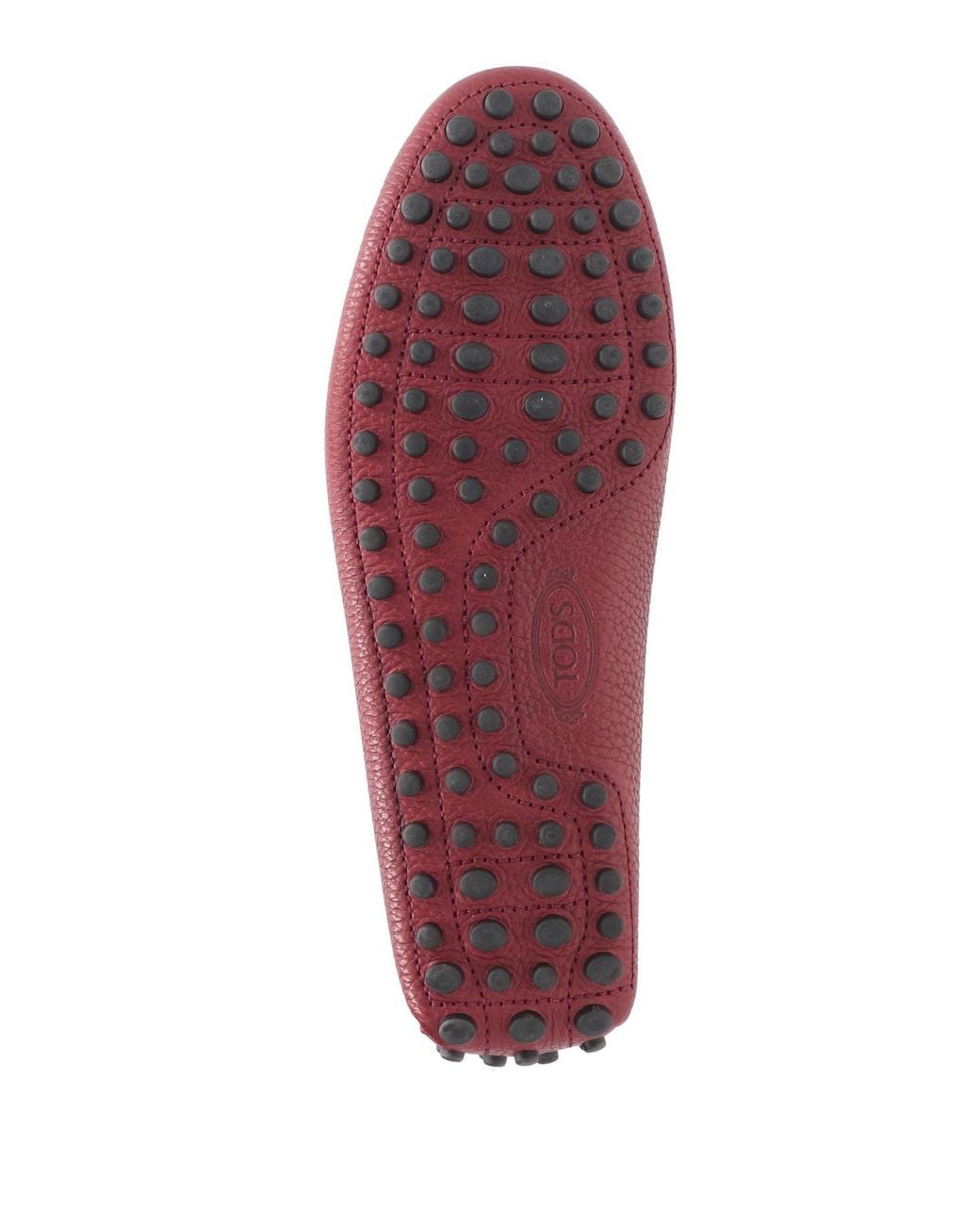 Tod's Purple Garnet Loafers Leather for men
