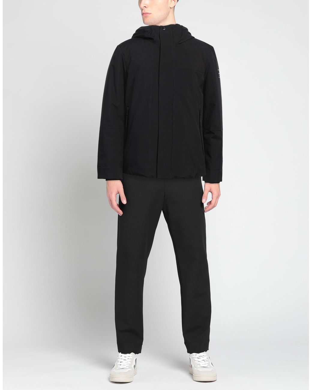 Dekker Black Jacket Polyester for men