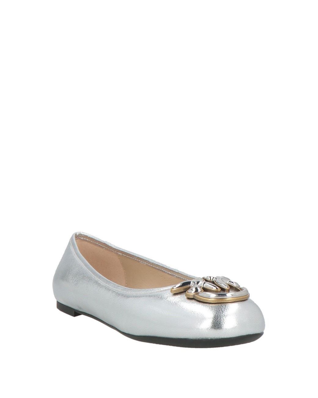 Pinko White Ballet Flats