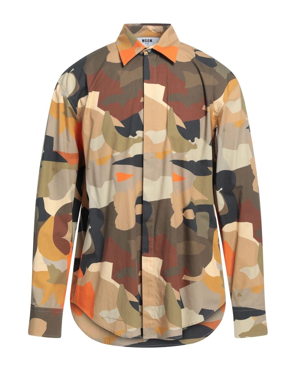 MSGM Brown Shirt for men