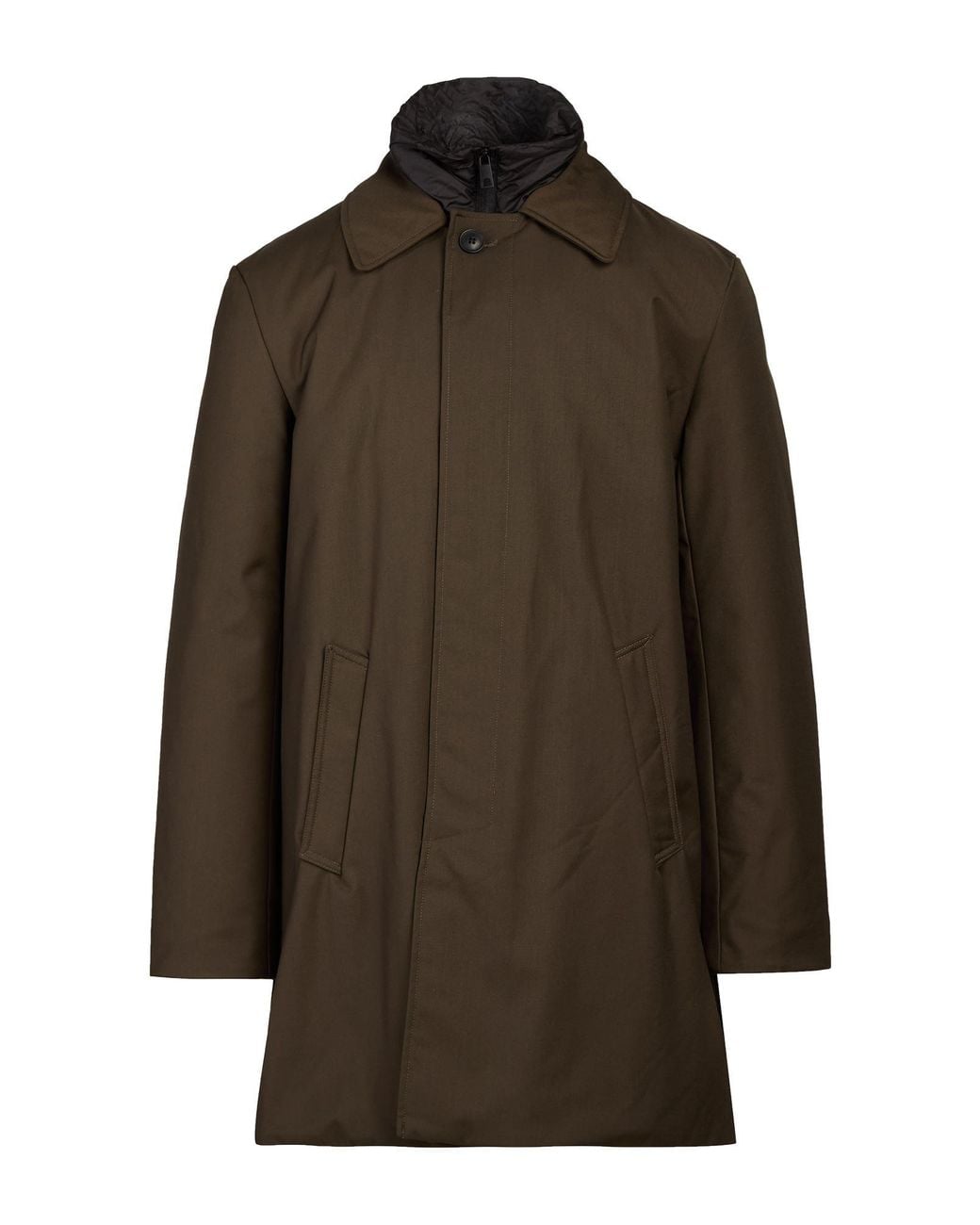 ADHOCONCEPT Brown Coats for men