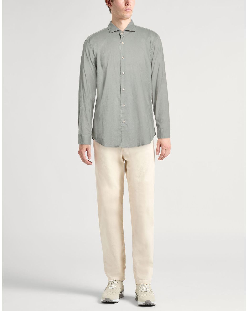 Fedeli Gray Shirt for men