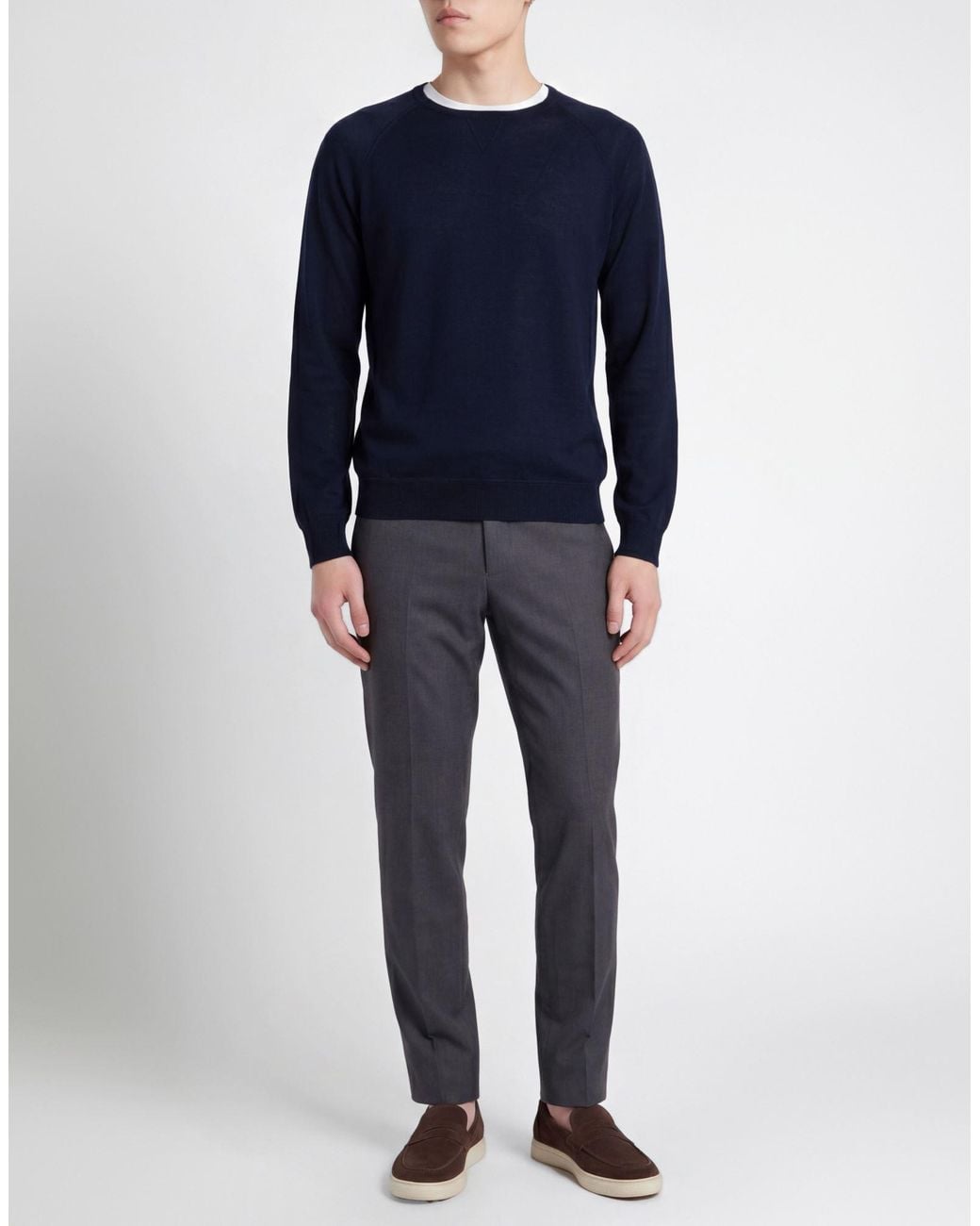 Pullover Moorer pour homme en coloris Blue