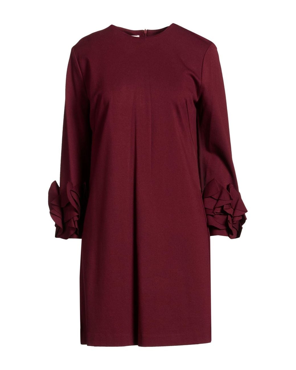 MEIMEIJ Red Mini Dress Viscose, Polyamide, Elastane