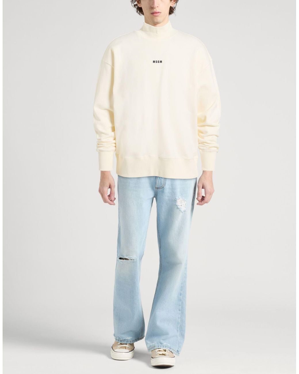 MSGM Sweatshirt in White für Herren