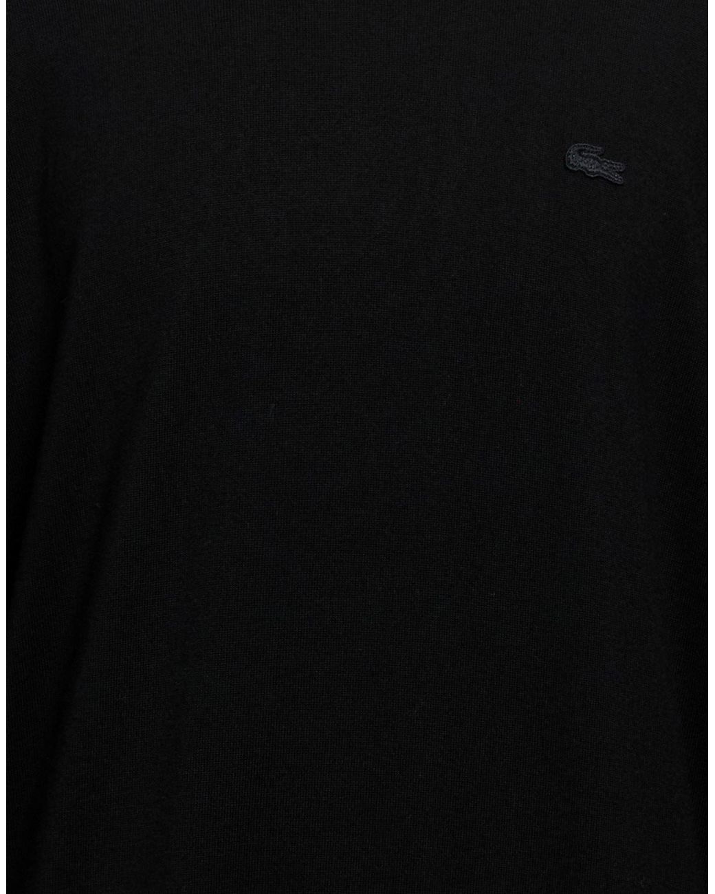 Lacoste Black Turtleneck Wool for men