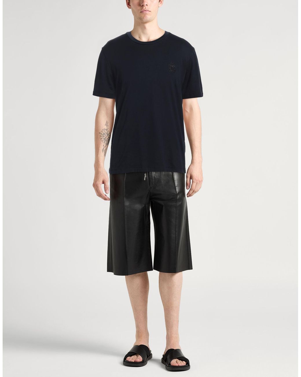 Camiseta Brioni de hombre de color Black
