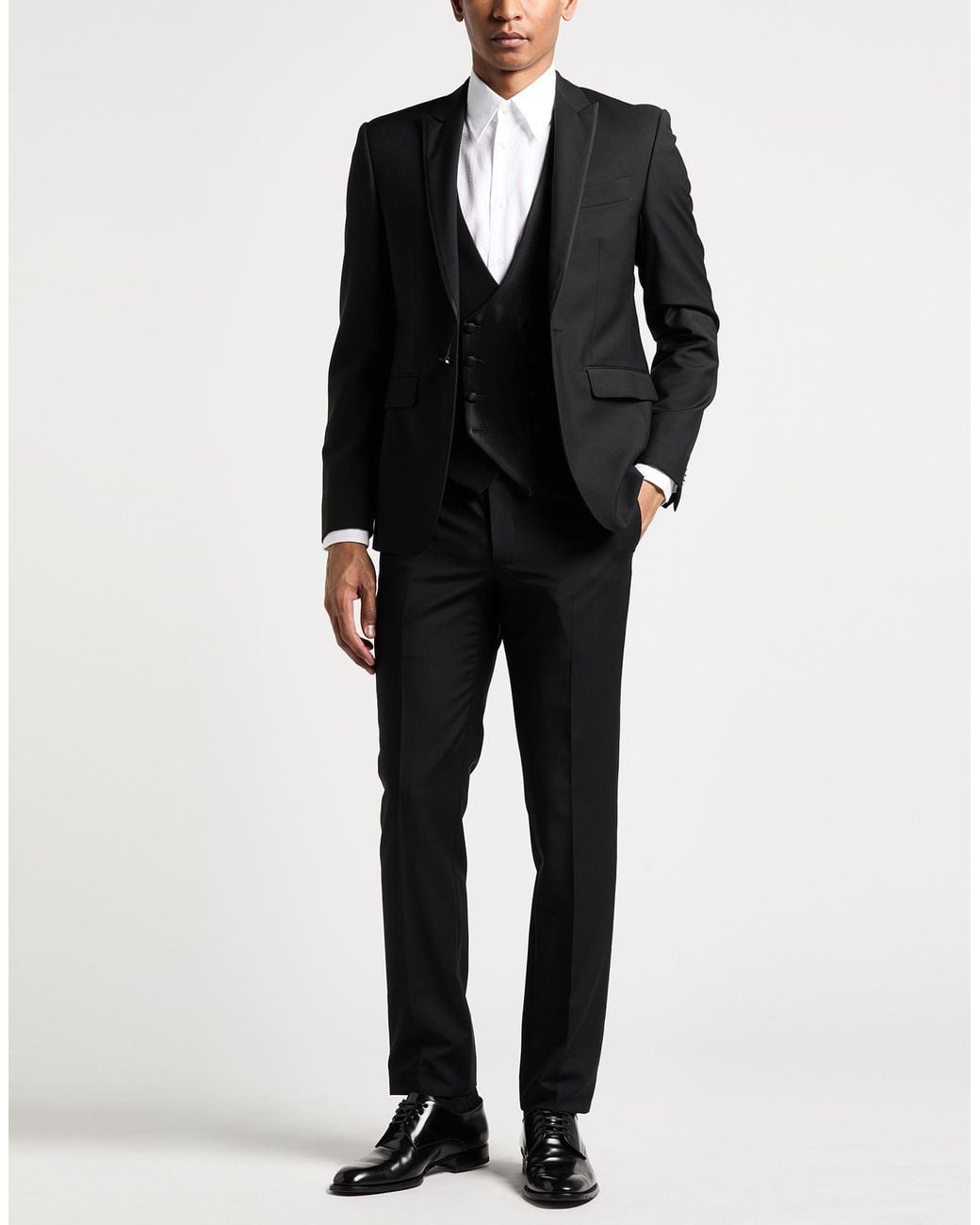 Carlo Pignatelli Black Suit Wool, Mohair Wool for men