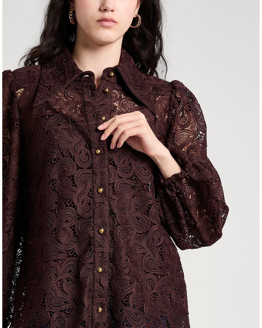 Zimmermann Black Shirt Polyester, Cotton
