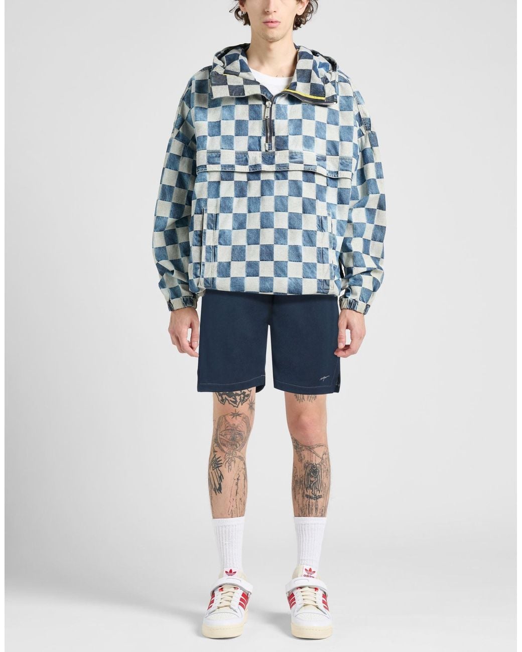 MSGM Blue Shorts & Bermuda Shorts Cotton for men