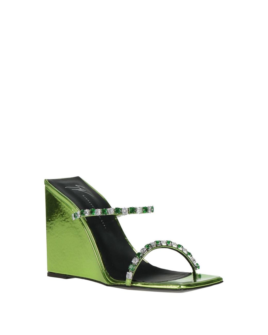 Giuseppe Zanotti Green Sandals Leather