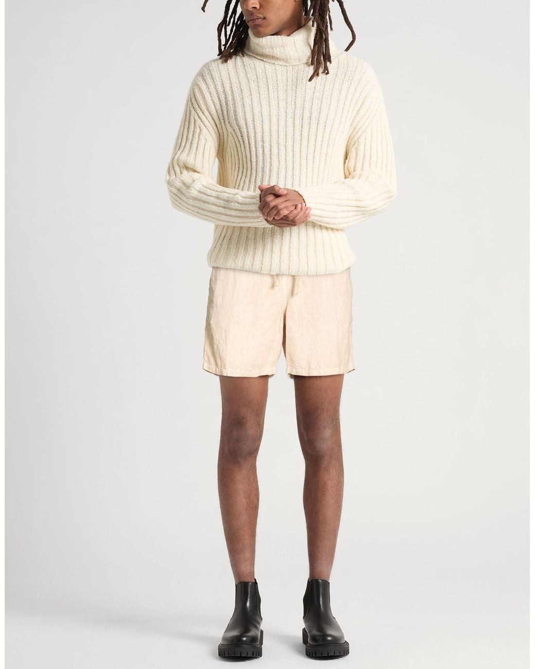 120% Lino Natural Shorts & Bermuda Shorts for men