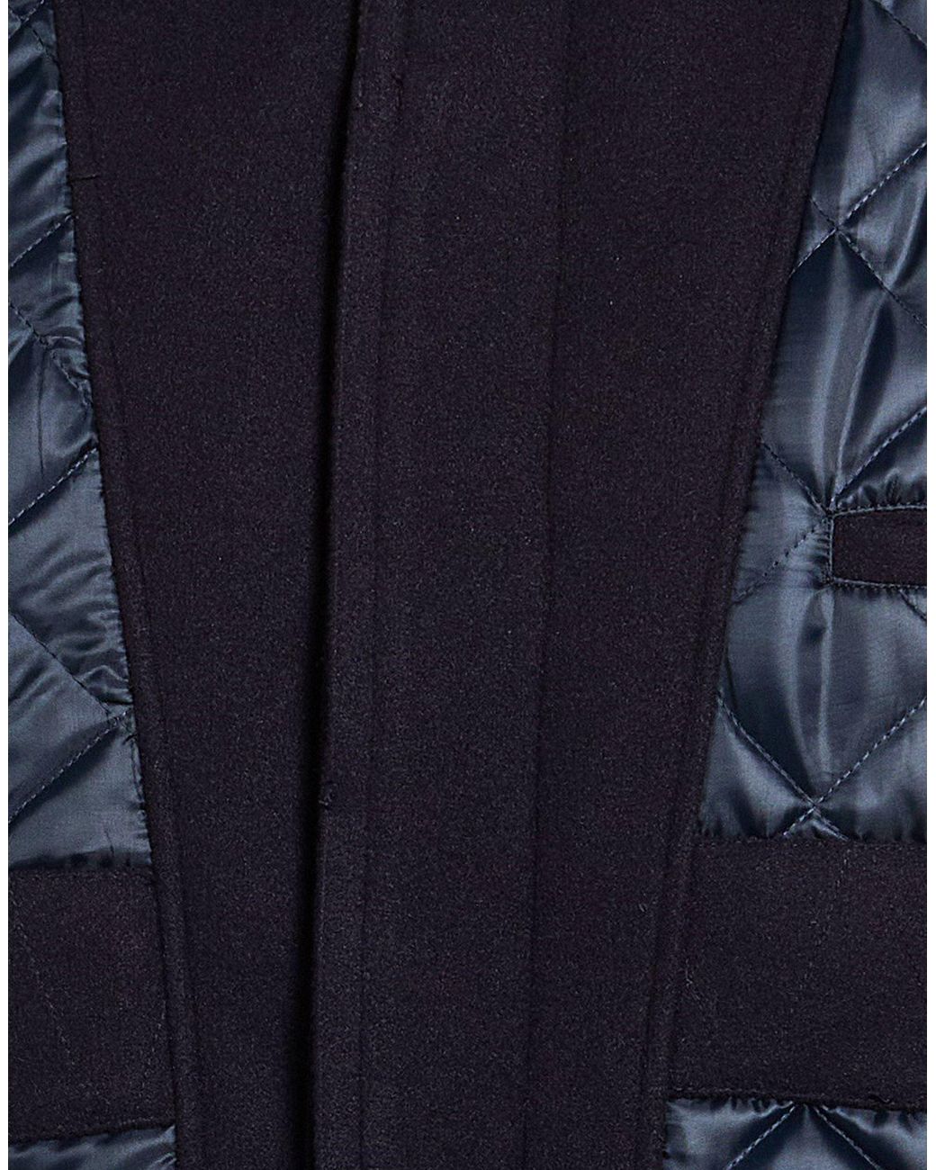Daniele Alessandrini Blue Midnight Puffer Polyamide, Polyester for men