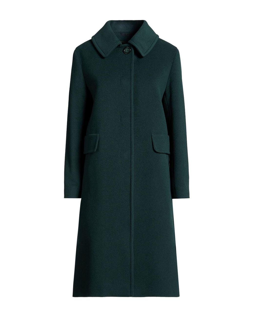 Cinzia Rocca Green Icons Coat Wool, Polyamide, Cashmere