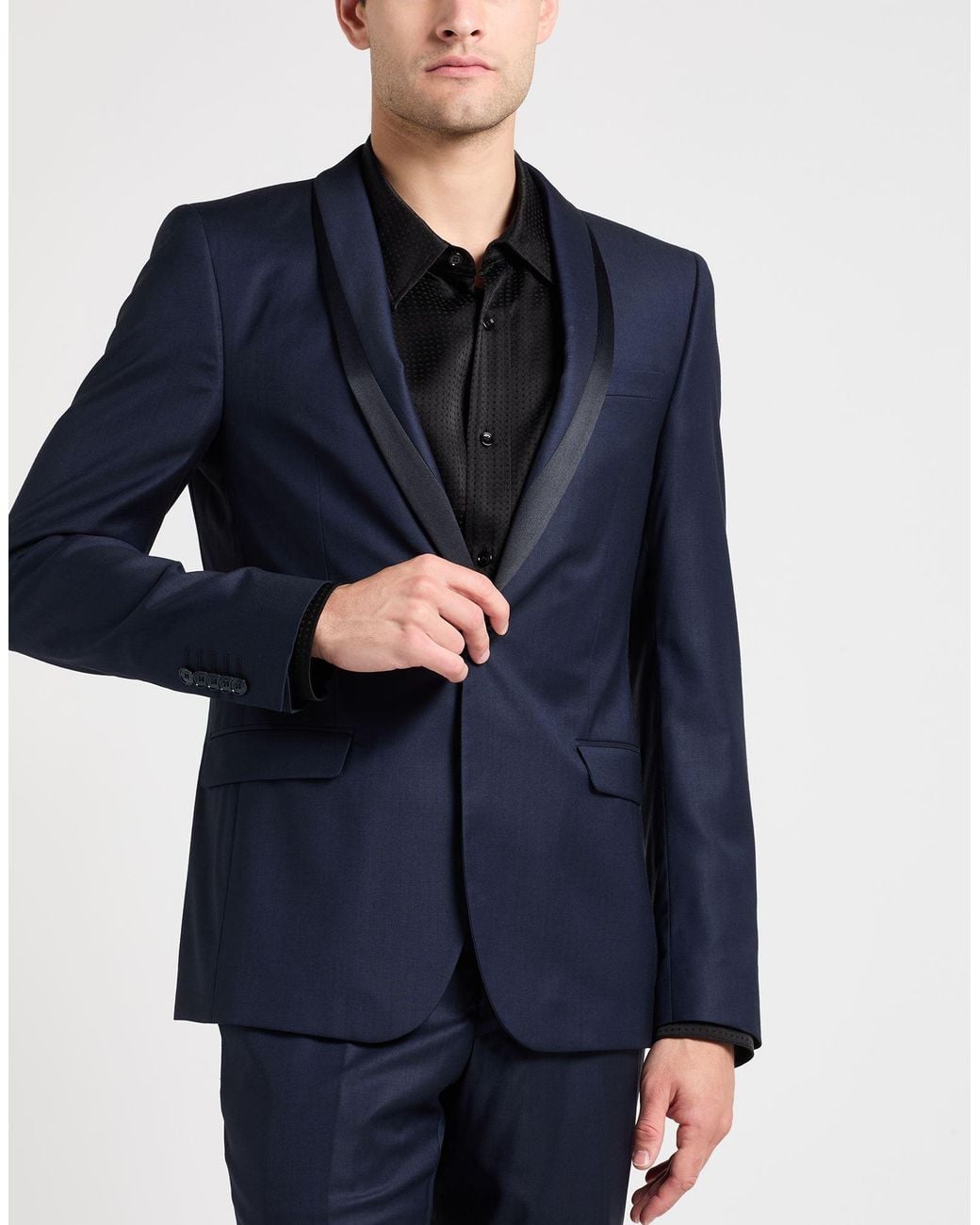 Manuel Ritz Blue Suit Virgin Wool, Viscose, Elastane for men