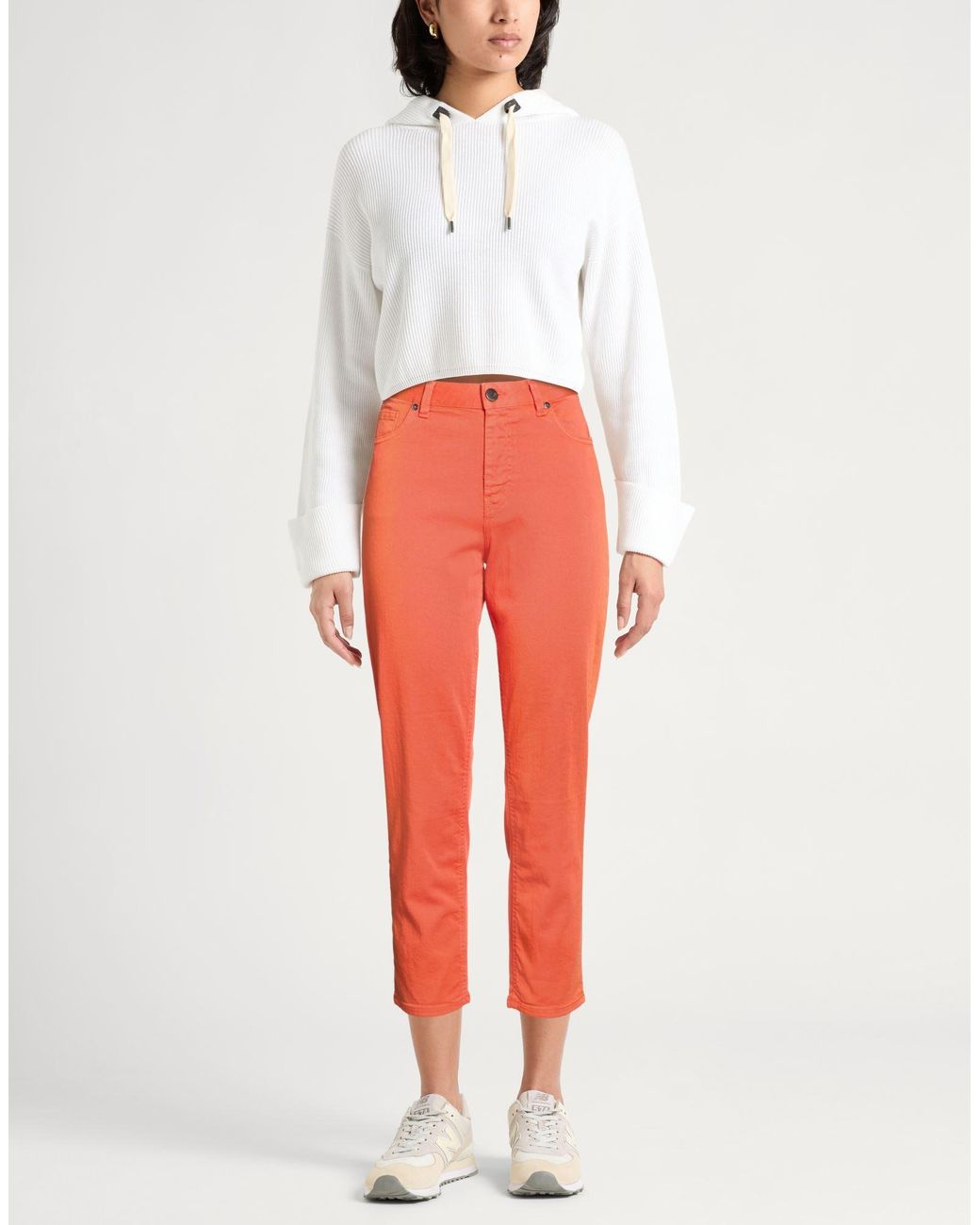 PT Torino Red Jeans Cotton, Elastomultiester, Elastane