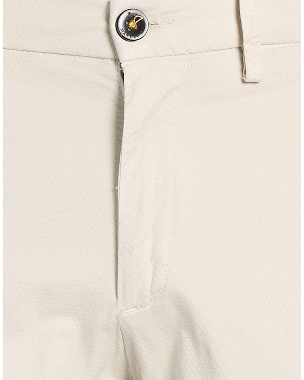 Manuel Ritz Natural Pants Cotton, Elastane for men