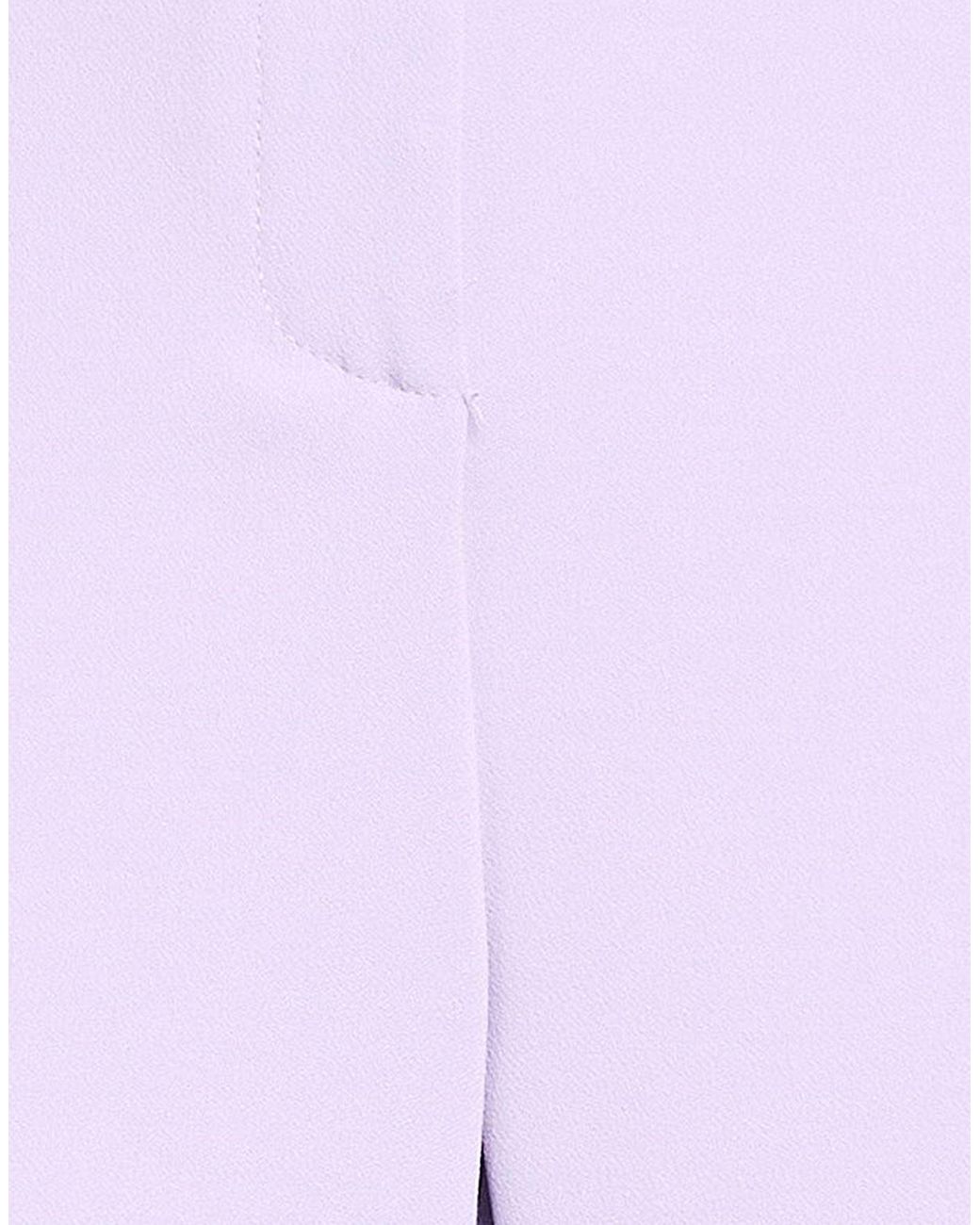 Pinko Purple Pants Polyester, Elastane