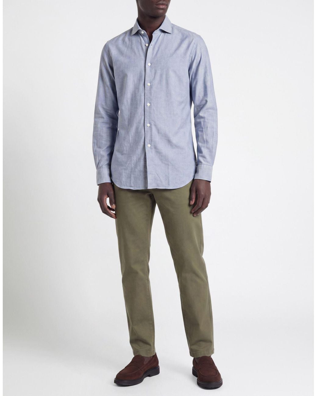 Camisa Glanshirt de hombre de color Blue